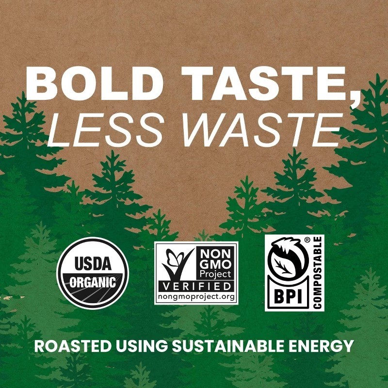 Organic Medium Roast Whole Bean Coffee – 16oz