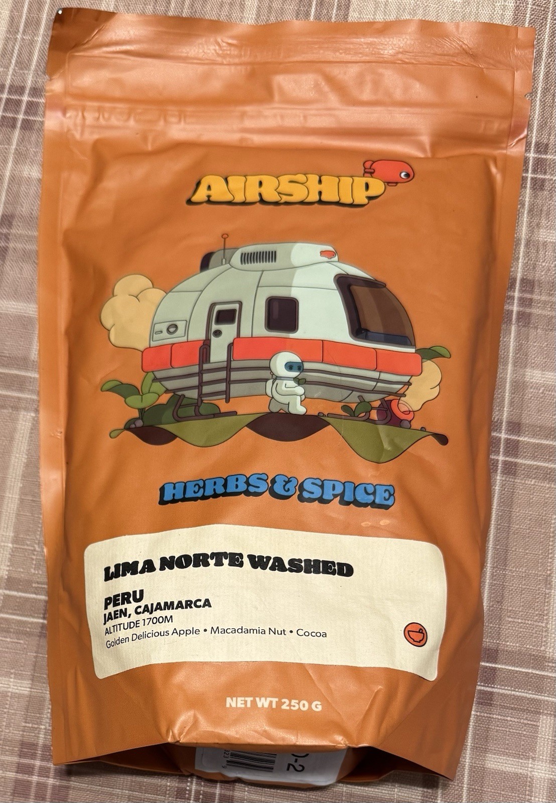 Airship Herbs & Spice, Medium Roast, Whole Coffee Beans, 8.8 oz