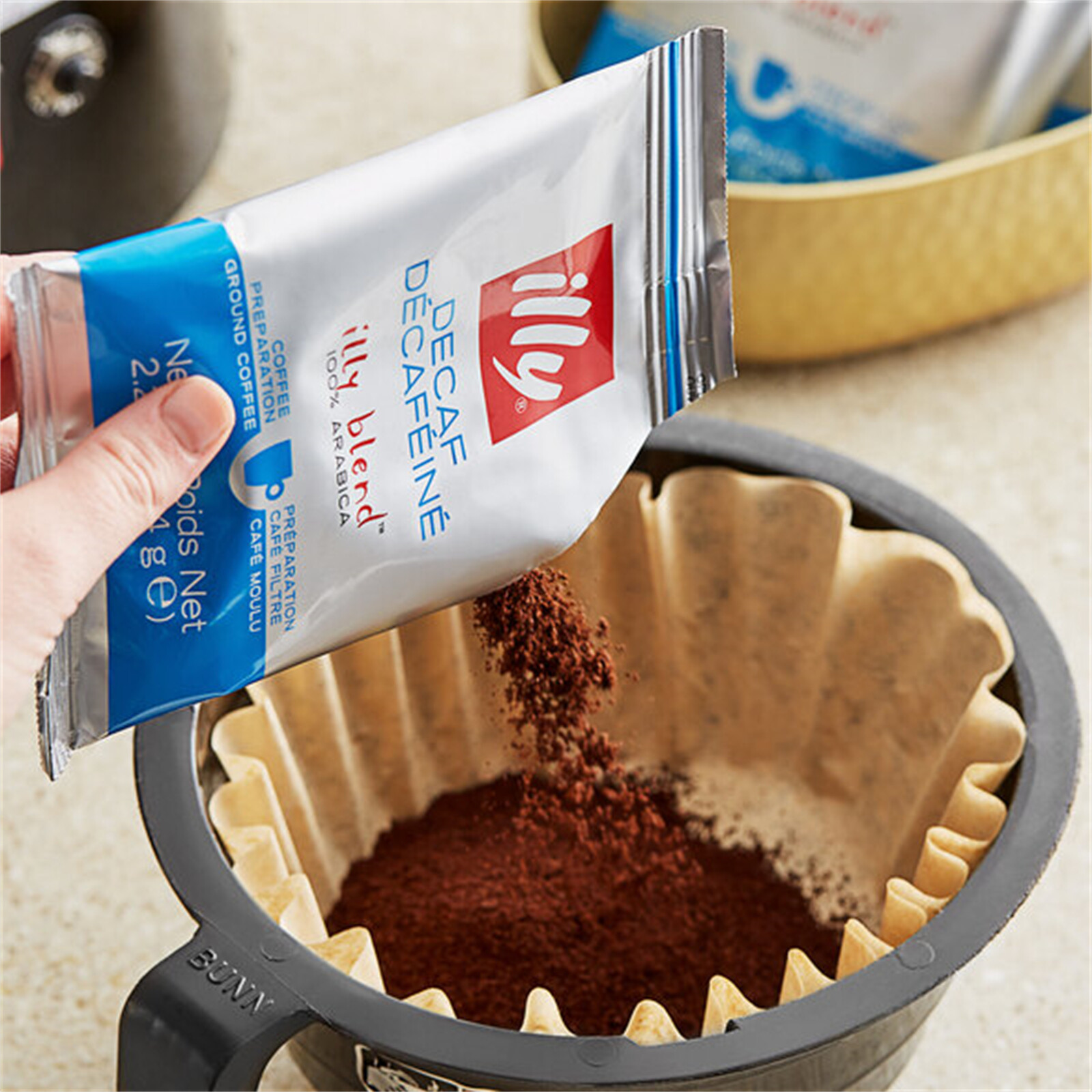 illy Decaf Classico Coffee Packet 2.26 oz. – 48/Pieces WS-110ICDCLS2OZ