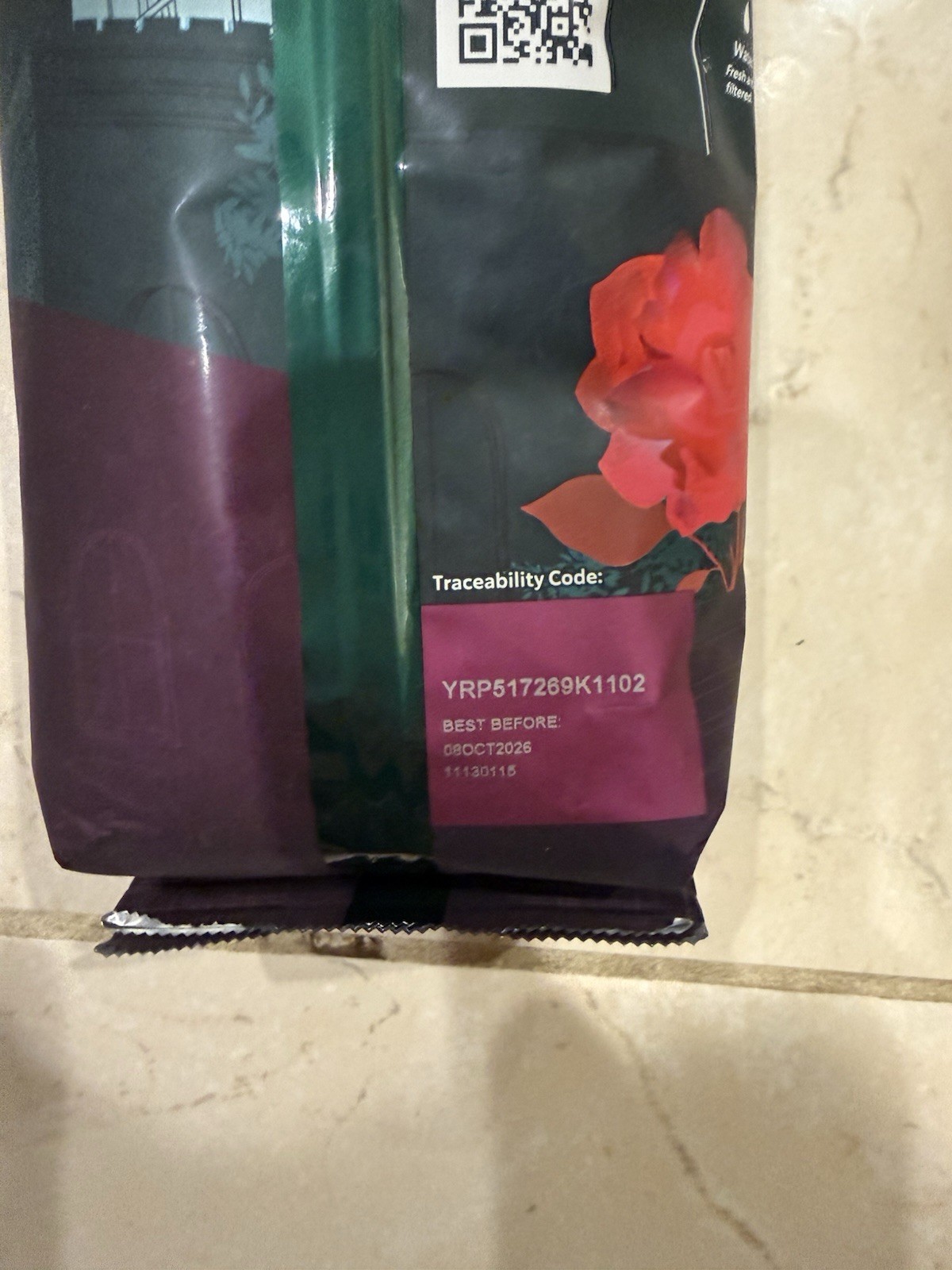 Starbucks Caffe Verona Whole Bean Dark Roast 1LB/bag Two Bags BB: Oct 2026