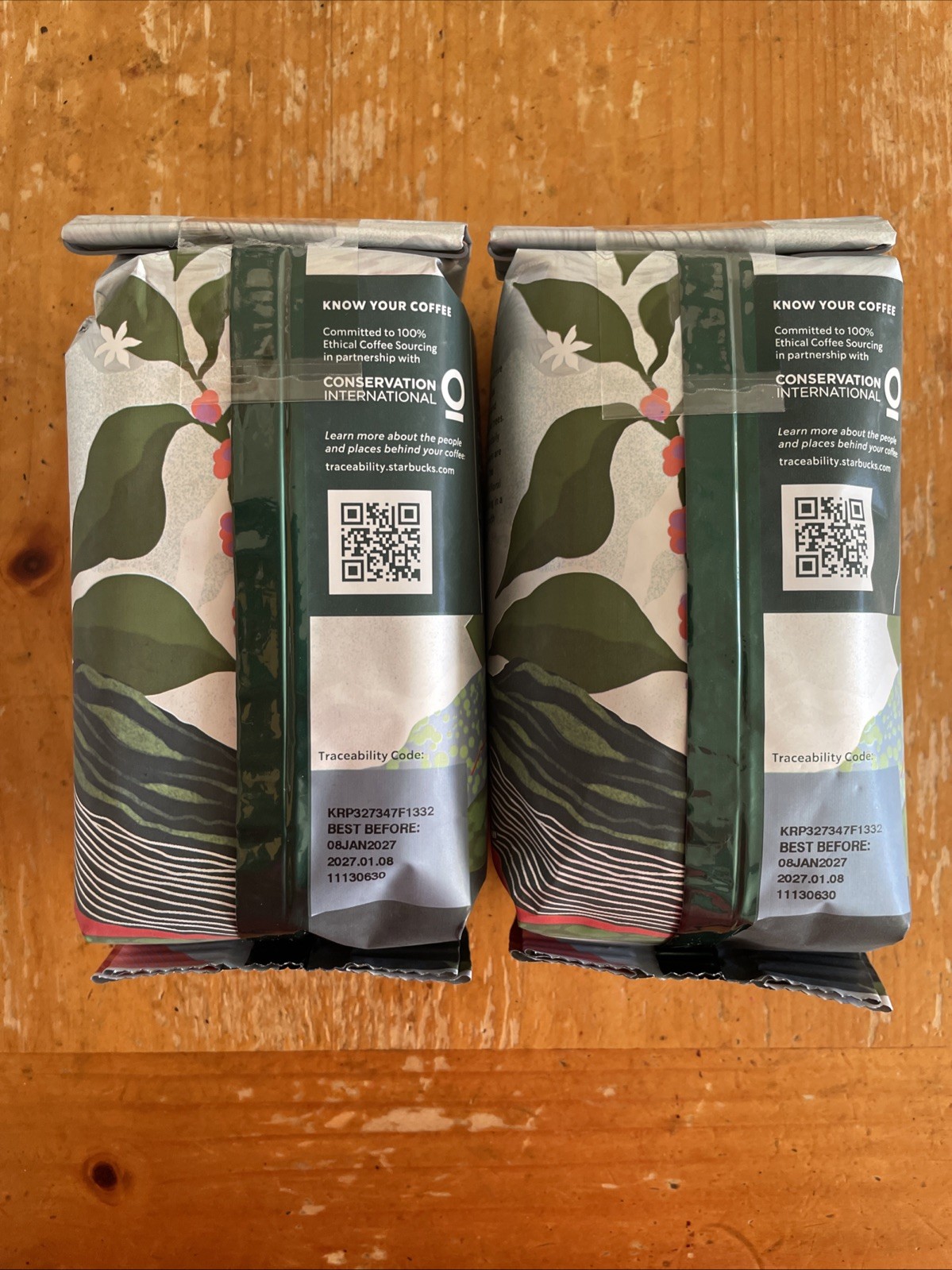 2 Bags Starbucks 100% Kona Whole Bean Coffee 8.8oz Each Hawaii Exclusive Ex 1/27