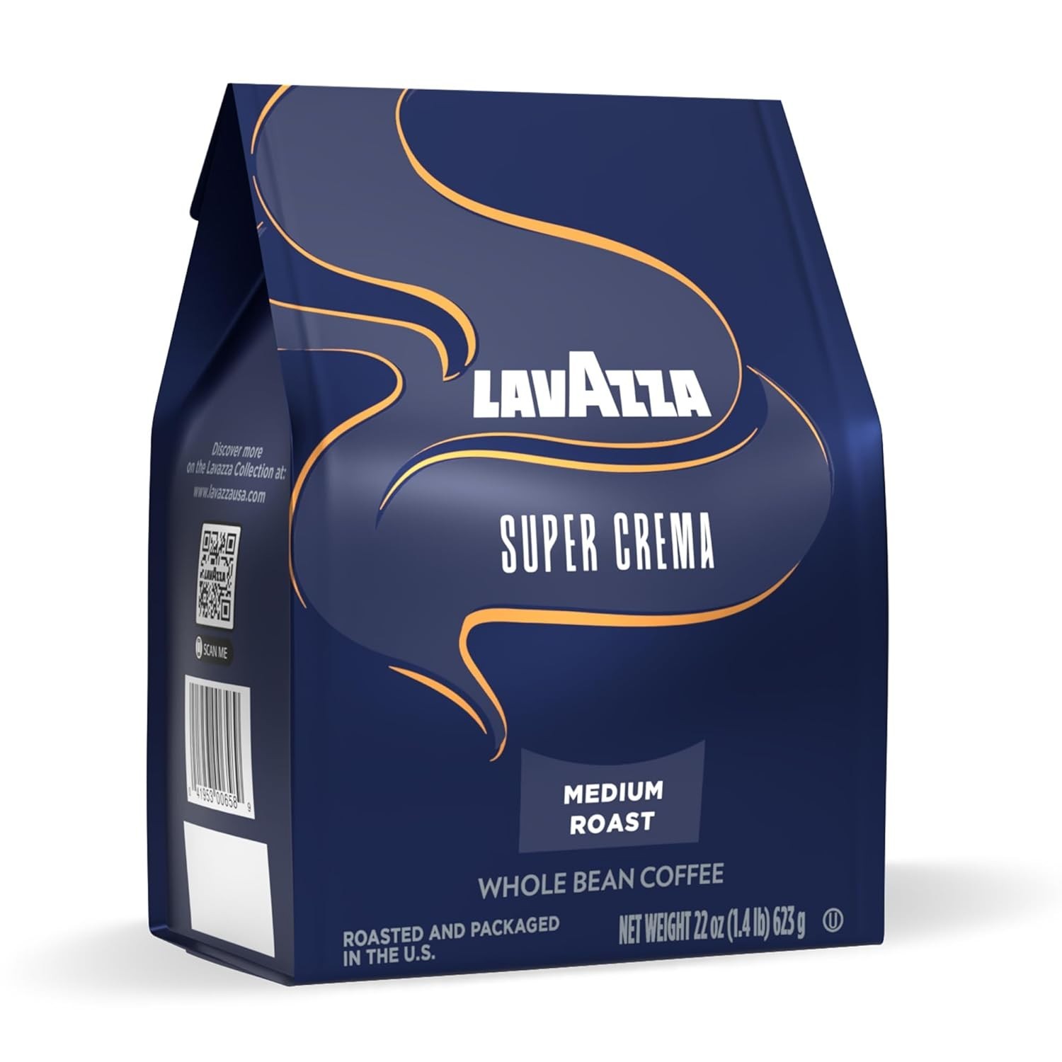 Arabica and Robusta Blend Coffee – Super Crema 22 oz for Espresso Preparation