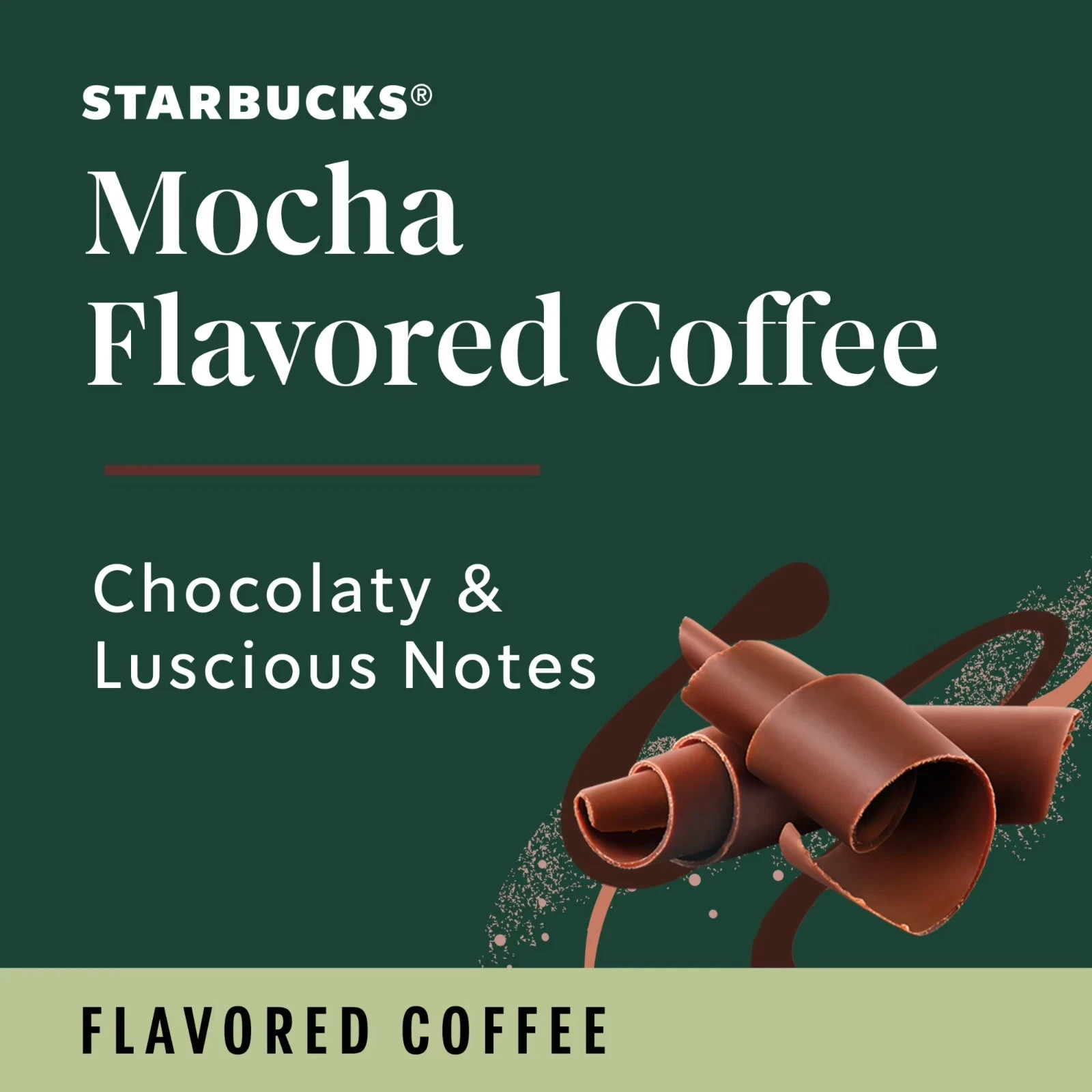 Starbucks Arabica Beans Mocha, Naturally Flavored, Ground Coffee, 11 oz 2PK