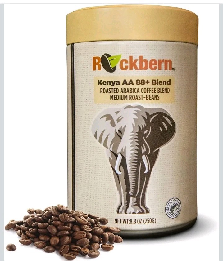 Rockbern Mt Kenya AA 88+ Coffee Beans – Medium Roast Kenyan AA Whole Bean…