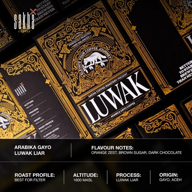 Wild Luwak Coffee Arabica Gayo Aceh Arabica Coffee Roast Beans Espresso Powder