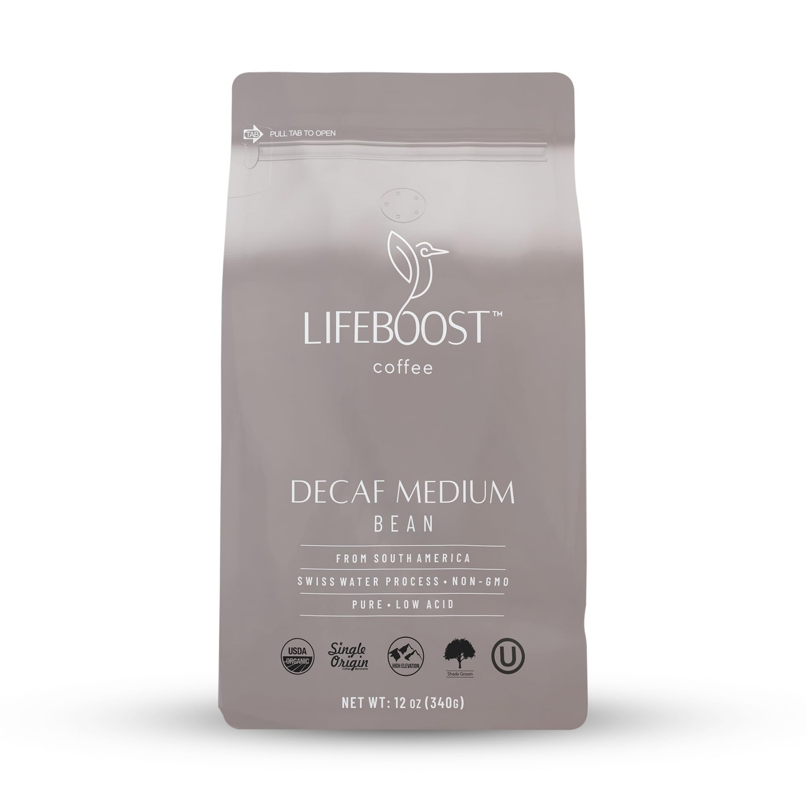 Medium Roast Swiss Water Decaf Whole Bean Coffee – Low Acid Organic Decaf Cof…