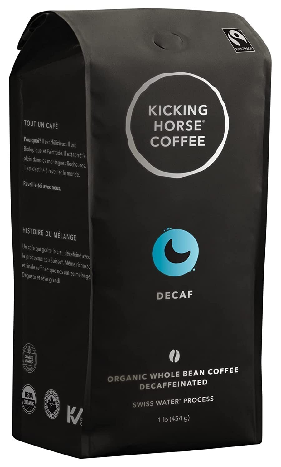 Kicking Horse Whole Bean Organic Coffee Decaf Imported from Canada