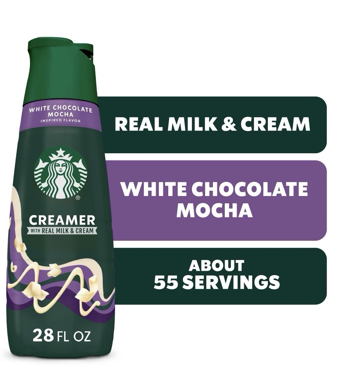 Starbucks White Chocolate Mocha 4 Pack With Keychain Gift/ Free Shipping NEW
