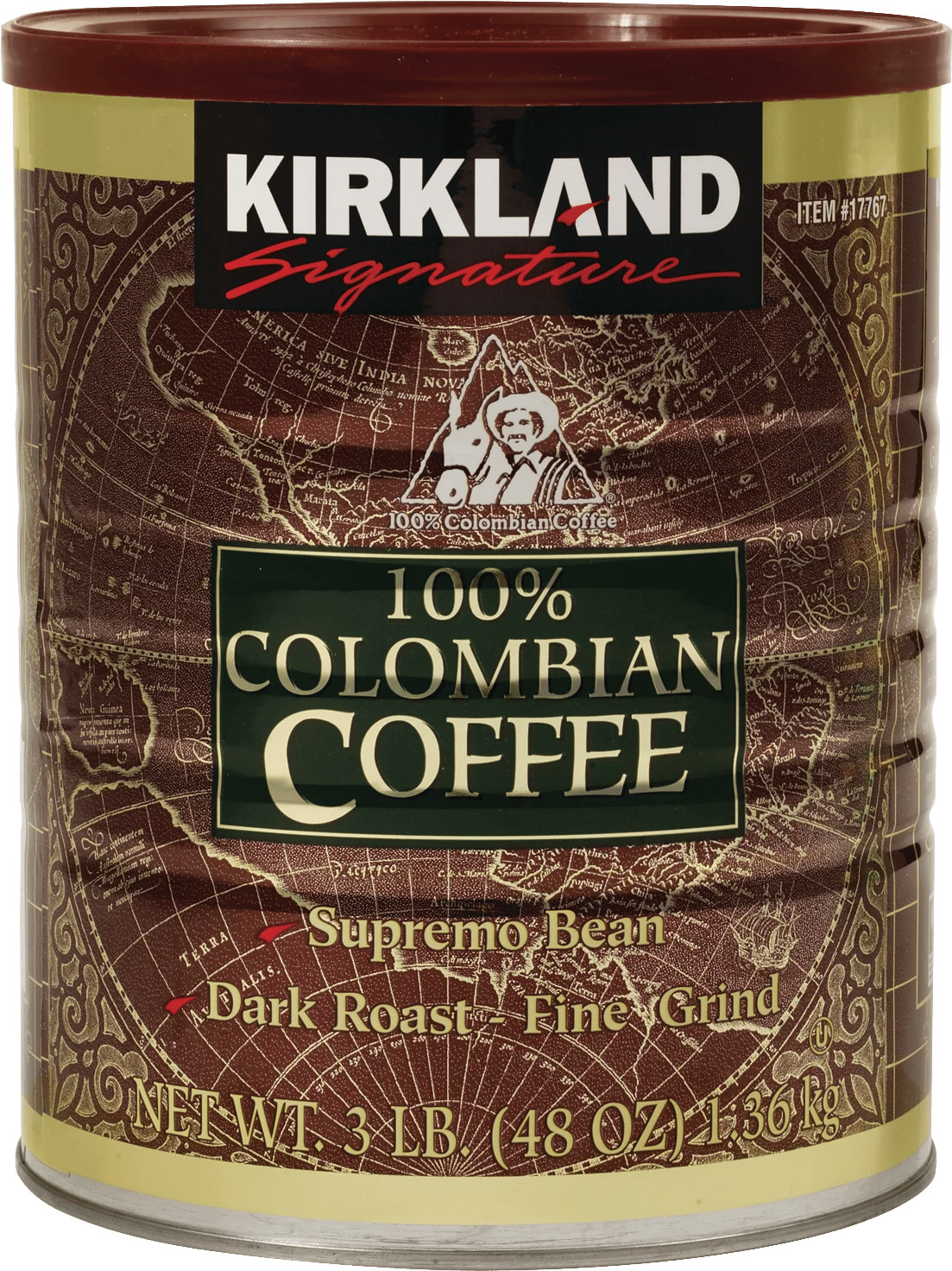 Kirkland Signature 100% Colombian Coffee, 3 Pound