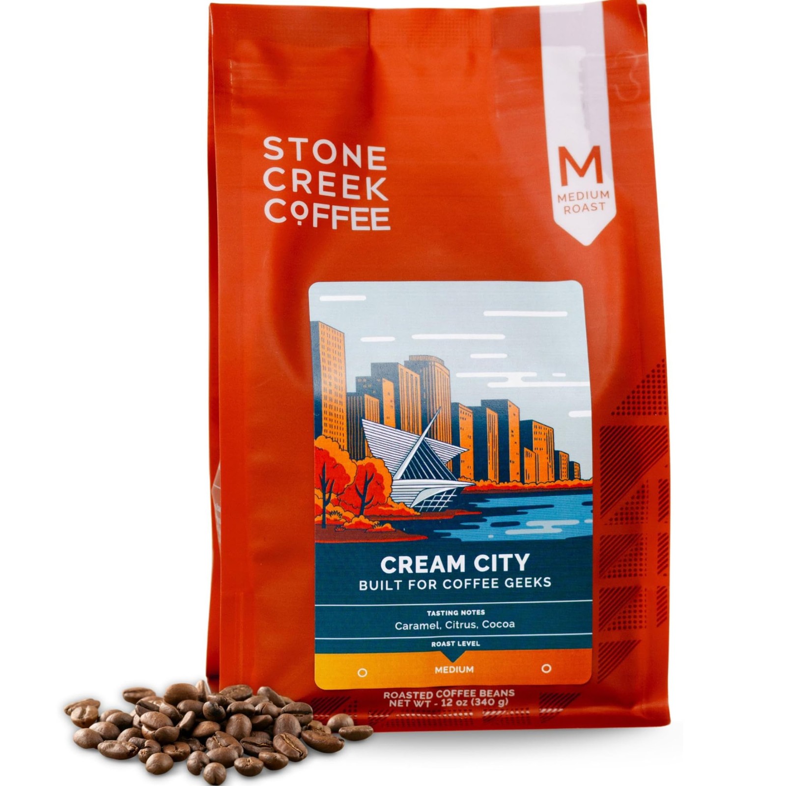 Coffee Medium Roast Whole Bean Coffee – 12 Ounce Pack of 1 – Specialty Smooth…
