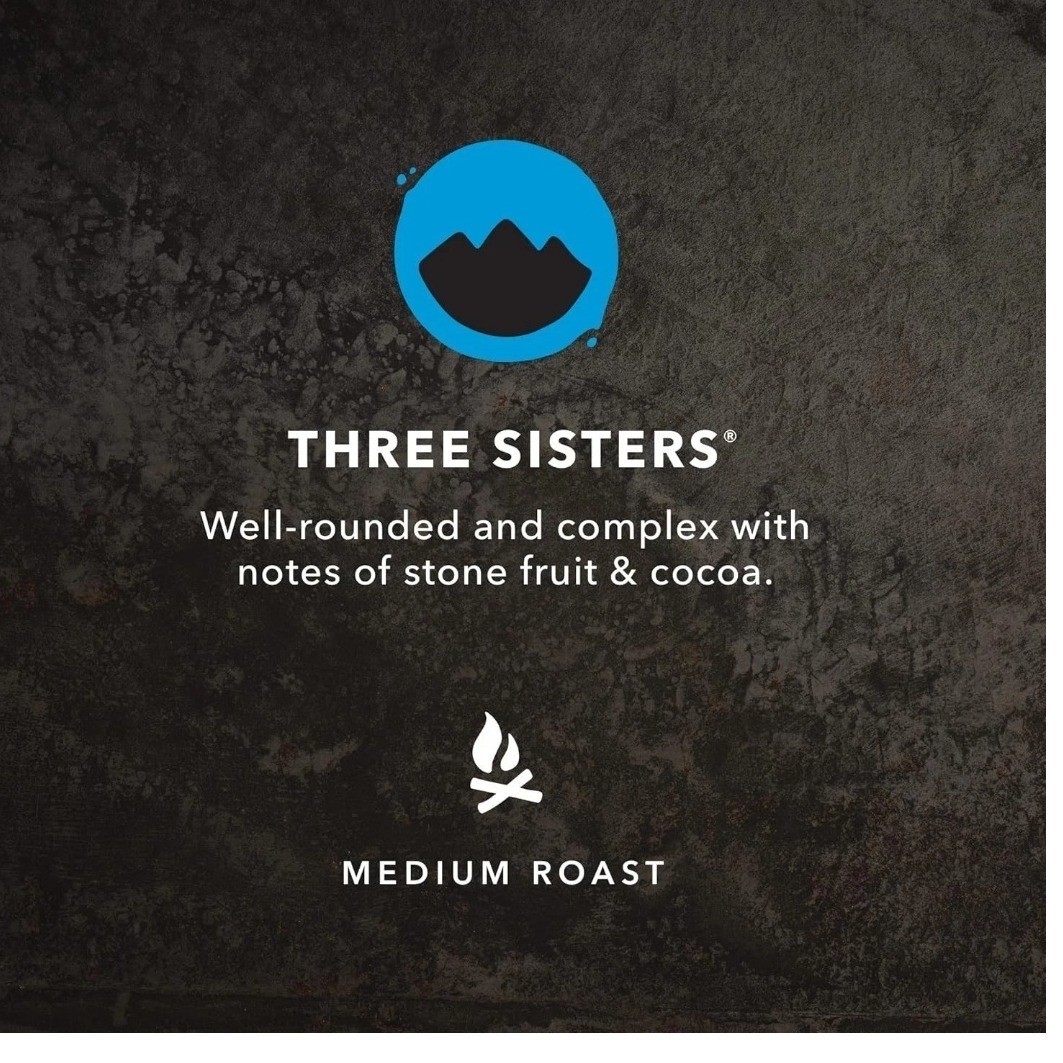 Kicking Horse Coffee Three Sisters Medium Roast Organic Whole Bean 10 oz Bag