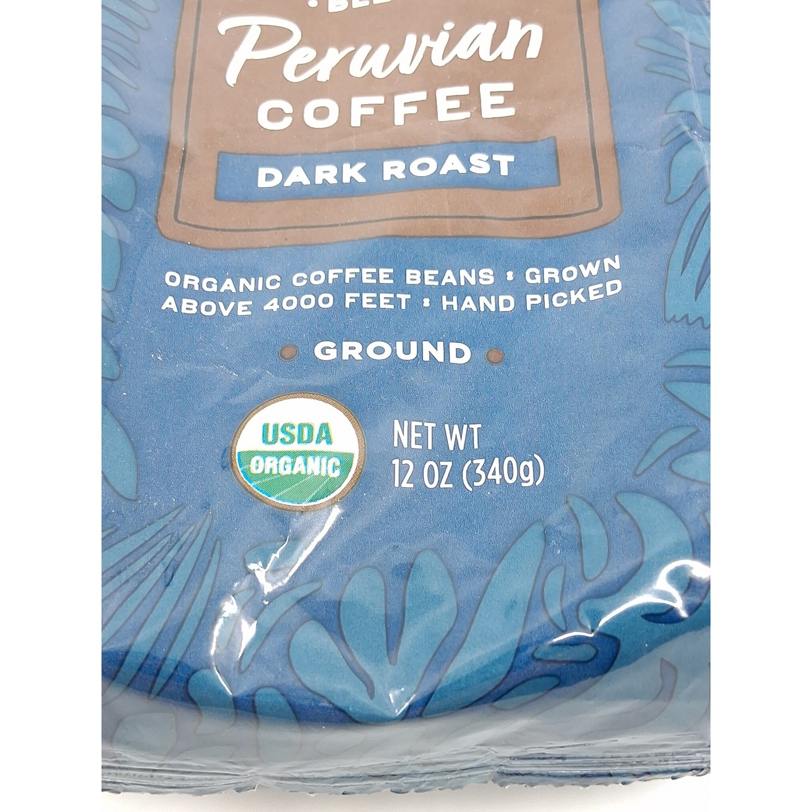 Laird Superfood Organic Peruvian Dark Roast Coffee 12 oz BB 1/2026