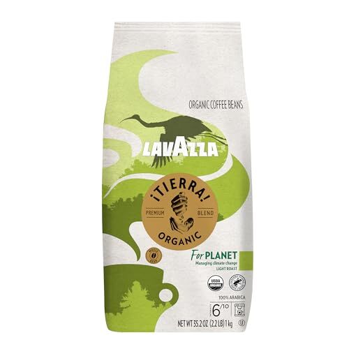 Organic Light Roast Arabica Coffee Blend, USDA/Canada Organic Certified, 2.2 Lb