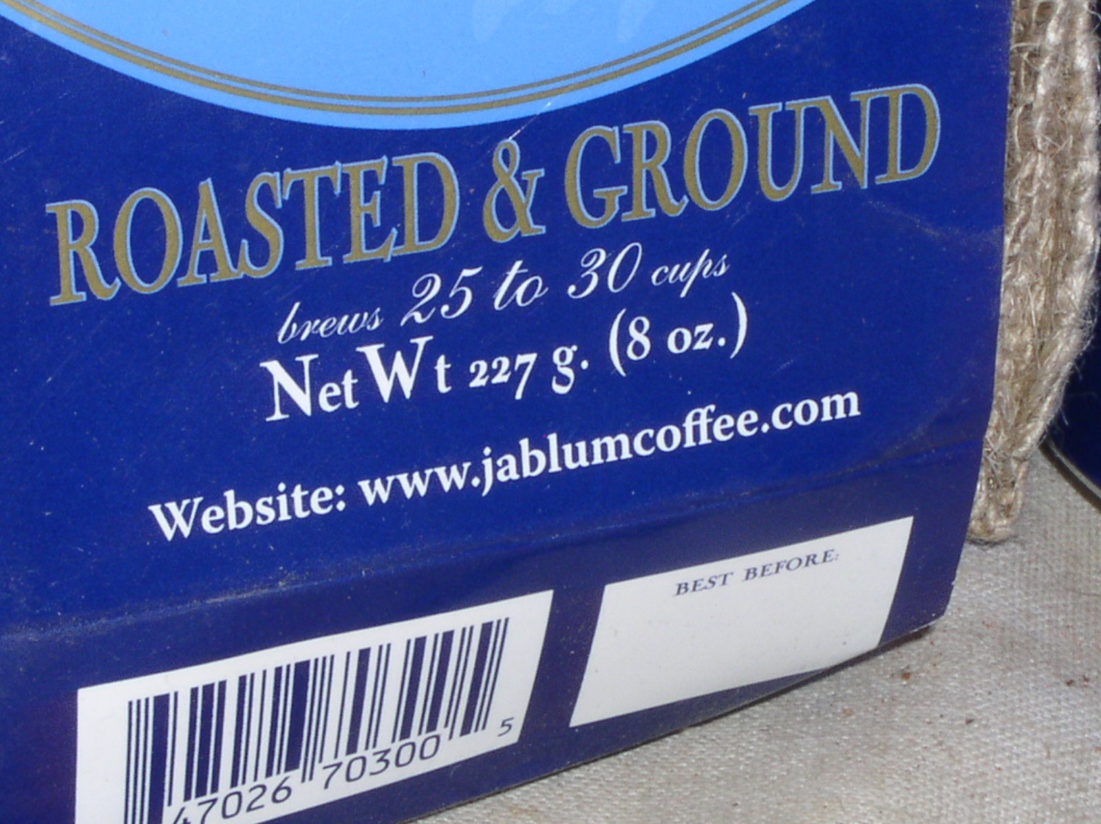 SEALED 8 OZ BLUE MOUNTAIN CLASSIC JABLUM 100% JAMAICA ROASTED GROUND COFFEE