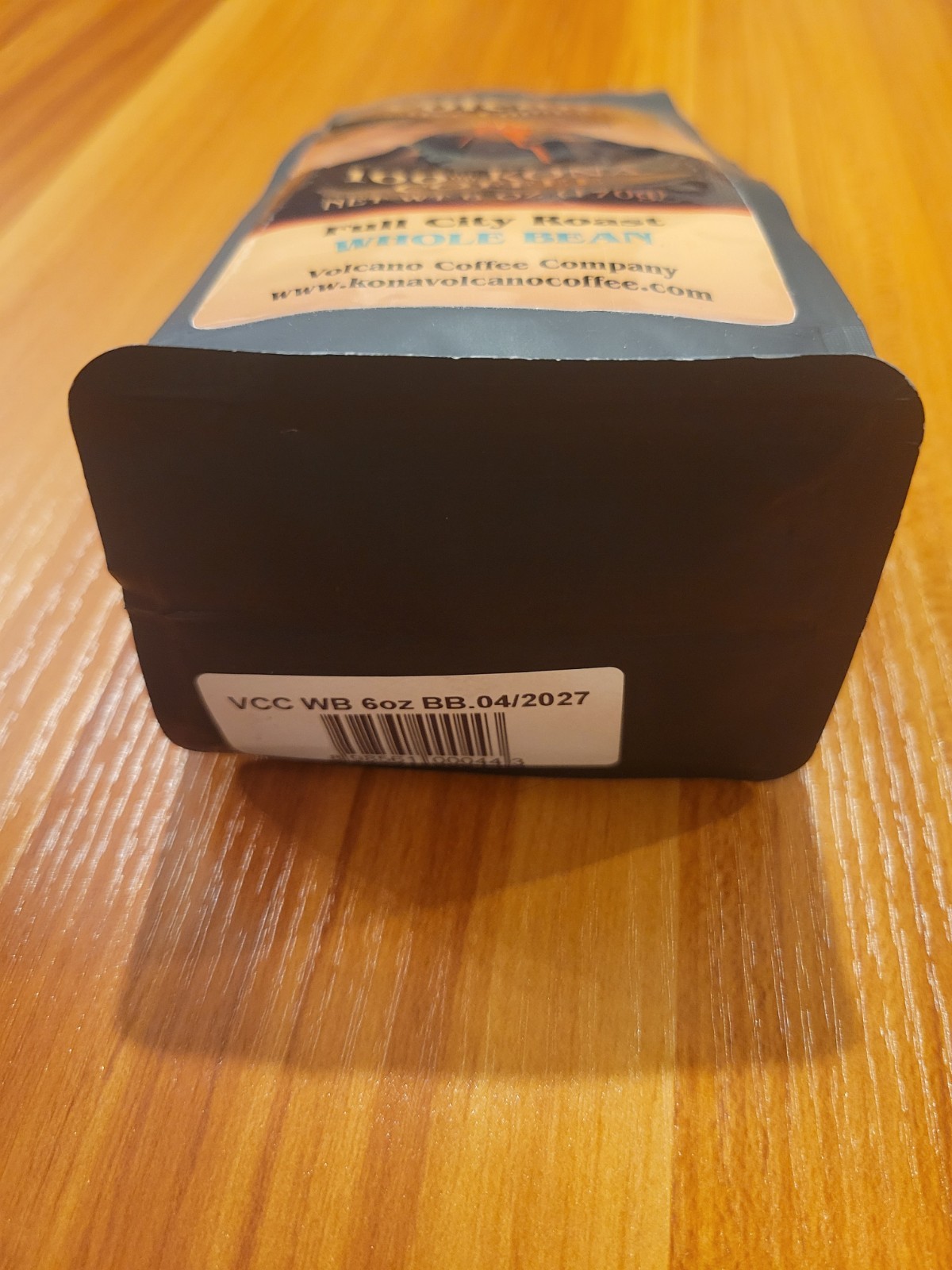 Volcano Coffee Whole 6 Oz Full City Roast – 100% Kona Coffee, Fresh