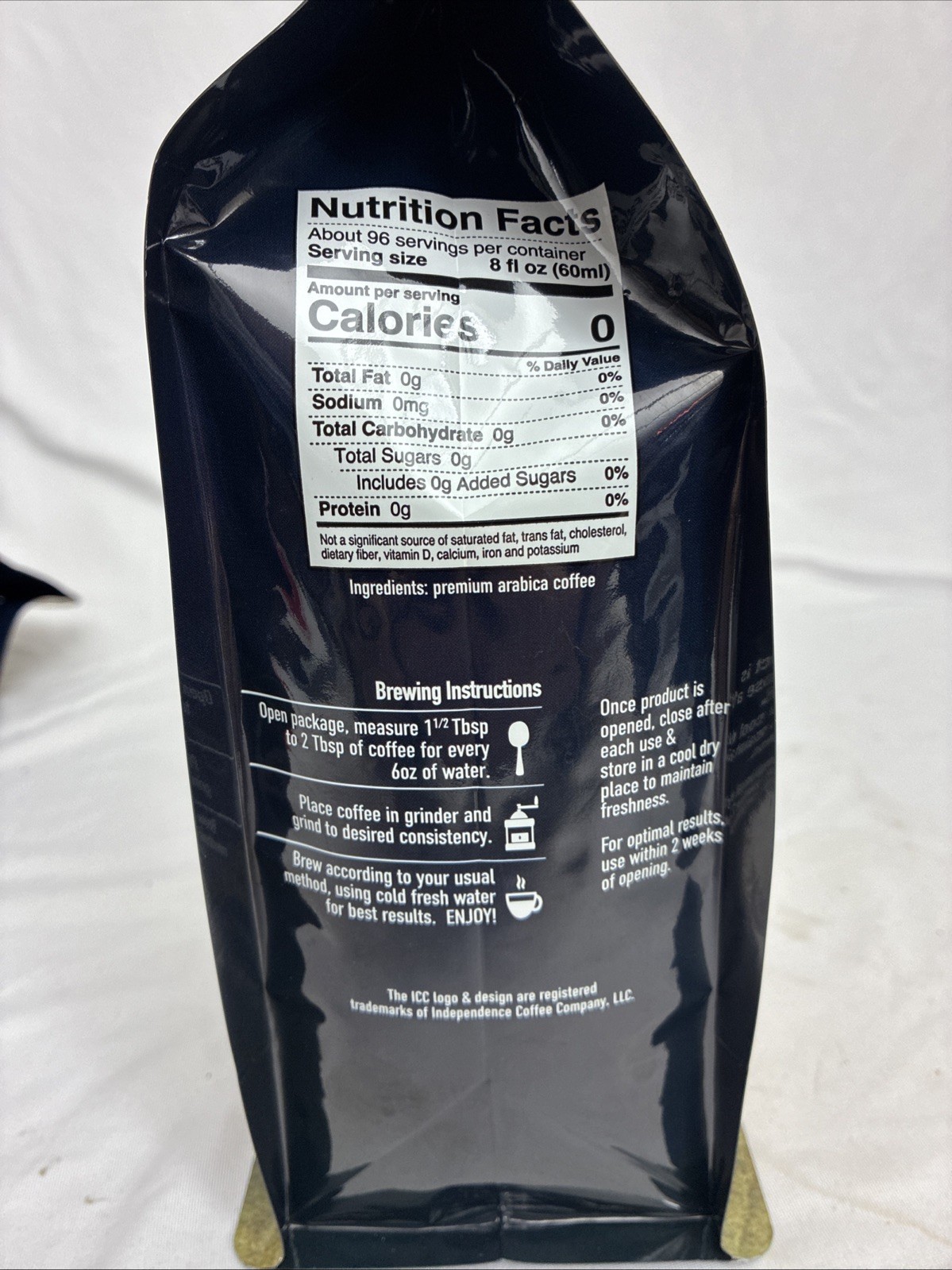 24oz Independence Coffee Co Jet Fuel Whole Bean Coffee. Craft roasted in Texas