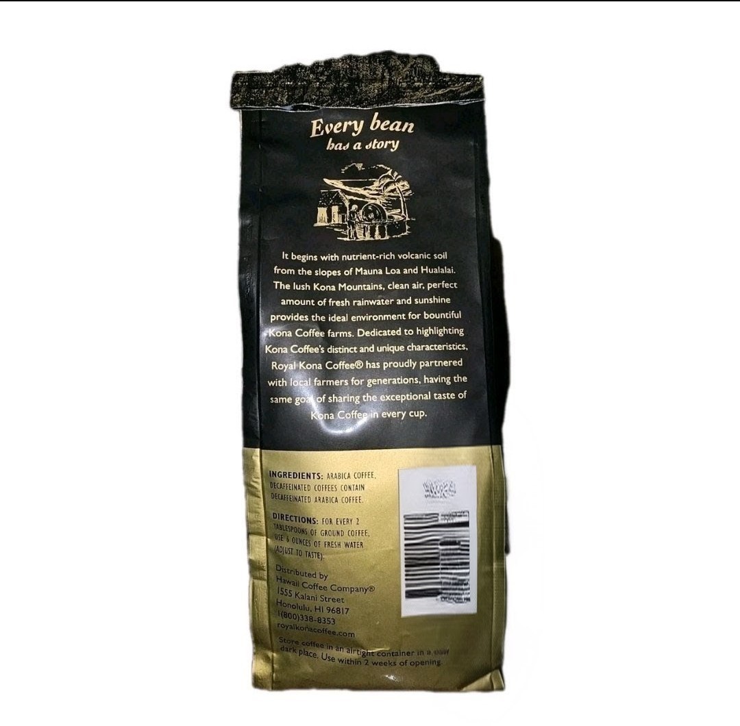 NEW! Royal Kona 100% Kona Private Reserve Medium Whole Bean Coffee-7oz!