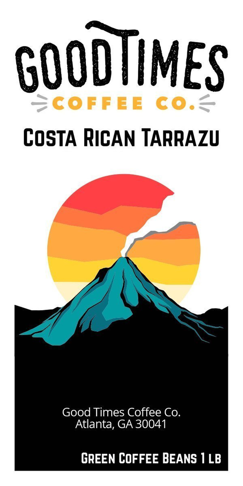 Green Unroasted Coffee Beans, Costa Rican Tarrazu (1 Pound)
