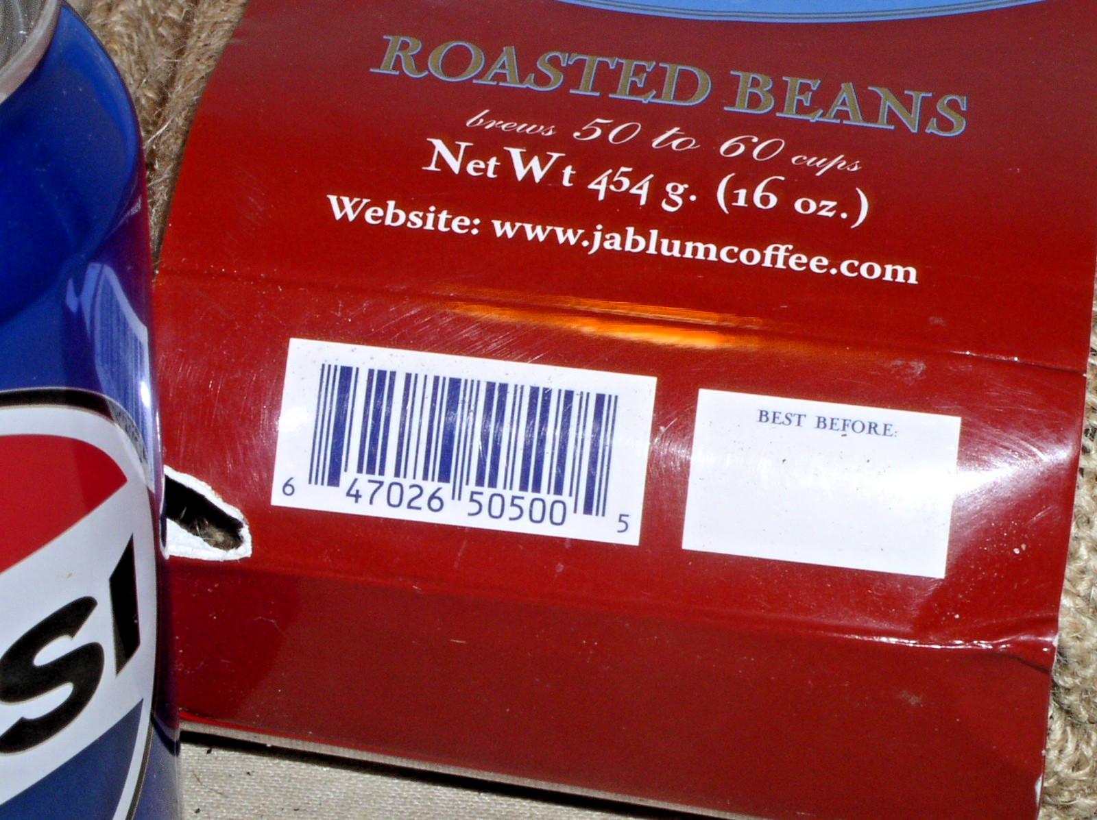 SEALED 16 OZ BLUE MOUNTAIN CLASSIC JABLUM 100% JAMAICA ROASTED COFFEE BEANS