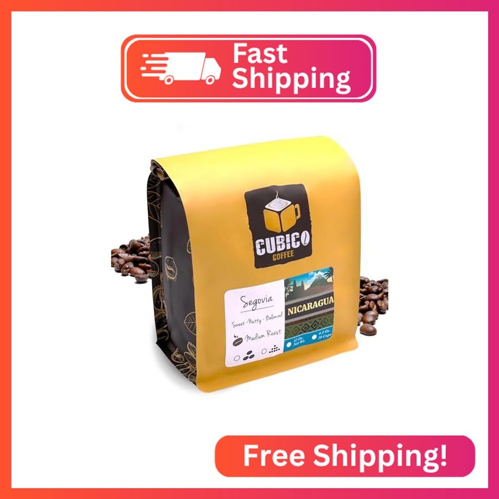 Nicaraguan Coffee, Whole Bean Coffee, Premium Nicaragua Segovia Single Origin Fr