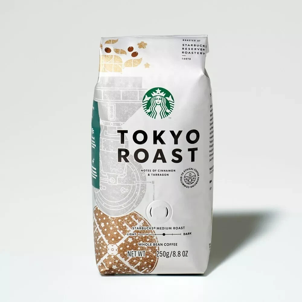 Starbucks TOKYO ROAST 8.8oz (250g) Whole Bean Coffee Japan
