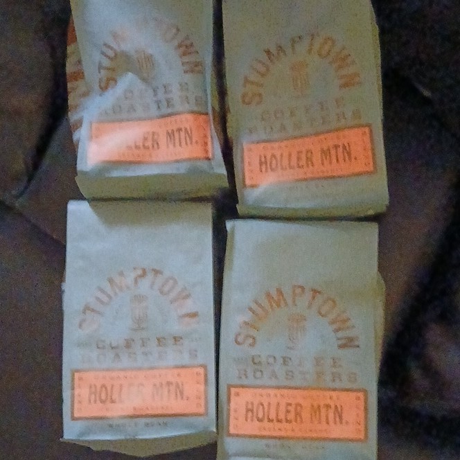 Stumptown Coffee Roasters Holler Mtn. Coffee Beans four 12oz bags. Exp 08/26/27
