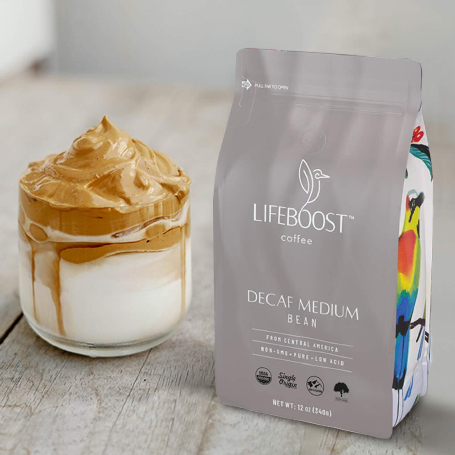 Coffee Medium Decaf Coffee Beans – Swiss Water Decaf Coffee – Low Acid Organi…