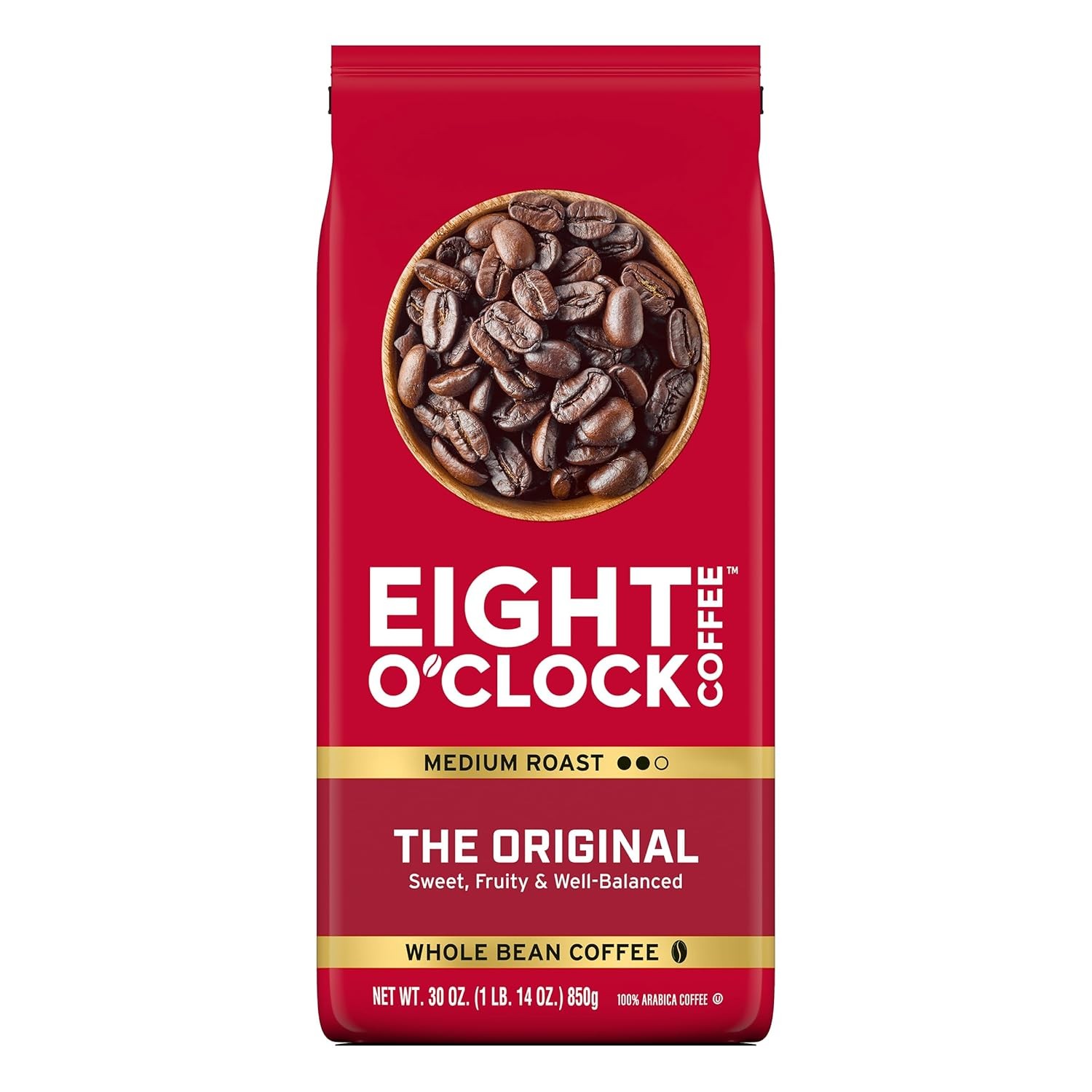 The Original Medium Roast Whole Bean Coffee Sweet Fruity Well Balanced 30 Ounce