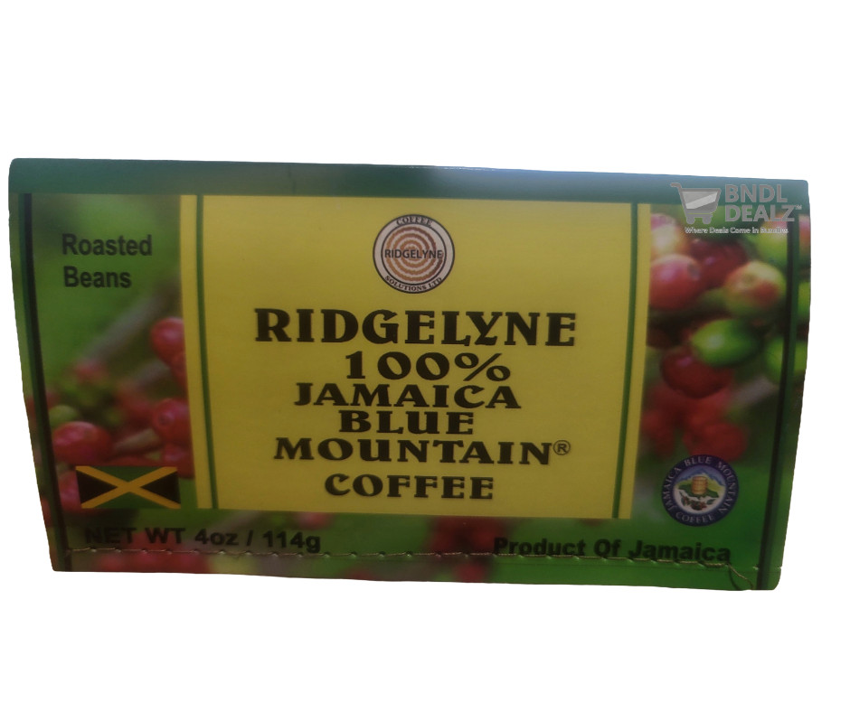 Ridgelyne 100% Jamaica Blue Mountain Coffee 16 oz. | Roasted Beans Canada