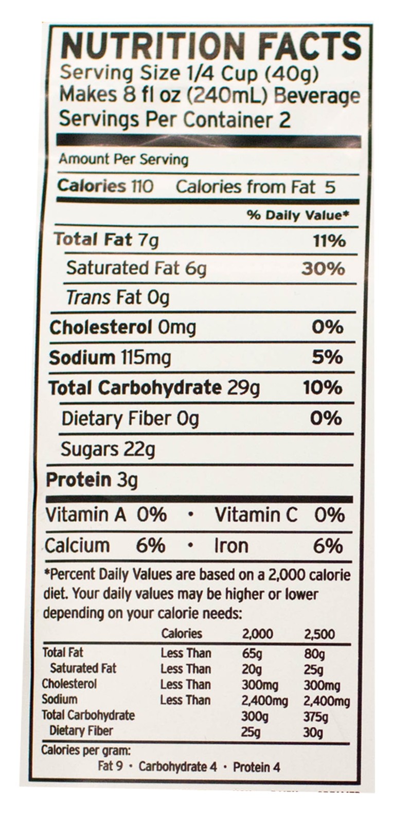 The Frozen Bean Frozen Hot Chocolate Frappe Mix, (12-pack) 2.8 oz Bags
