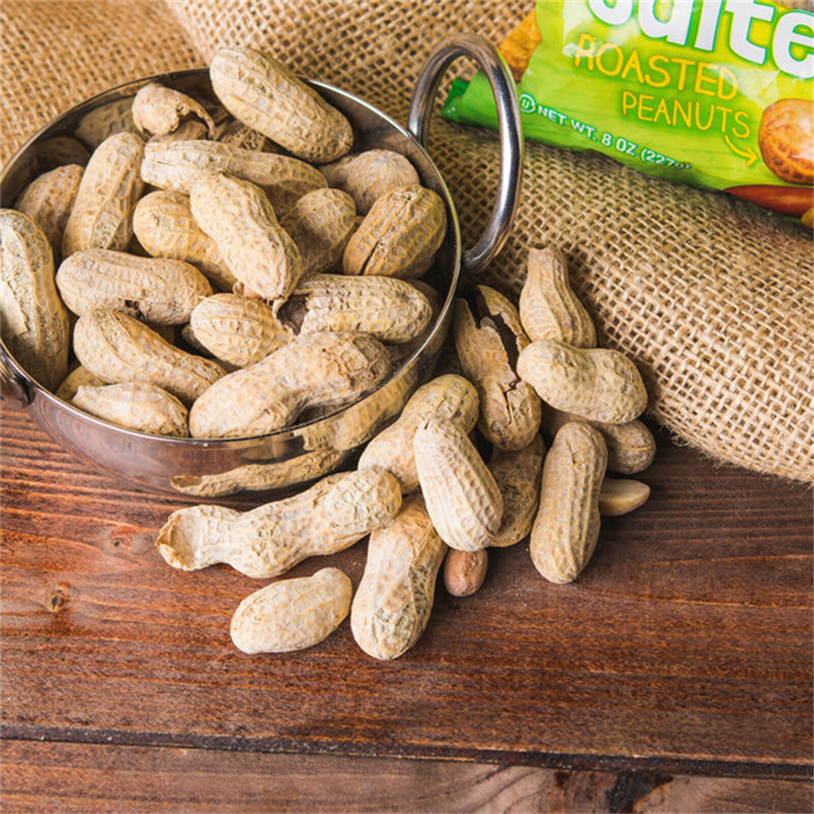 Hampton Farms Roasted Salted In-Shell Peanuts 0.5 lb. – 36/Pieces