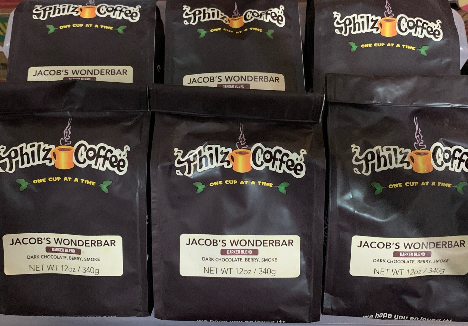 6 Philz Coffee – Jacob’s Wonderbar Darker Roast 12oz (Read)