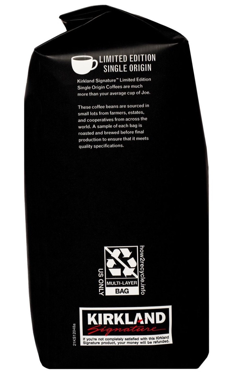 2 X Kirkland Signature Organic Mexico Medium Roast Whole Bean Coffee, 32 Oz-5/27
