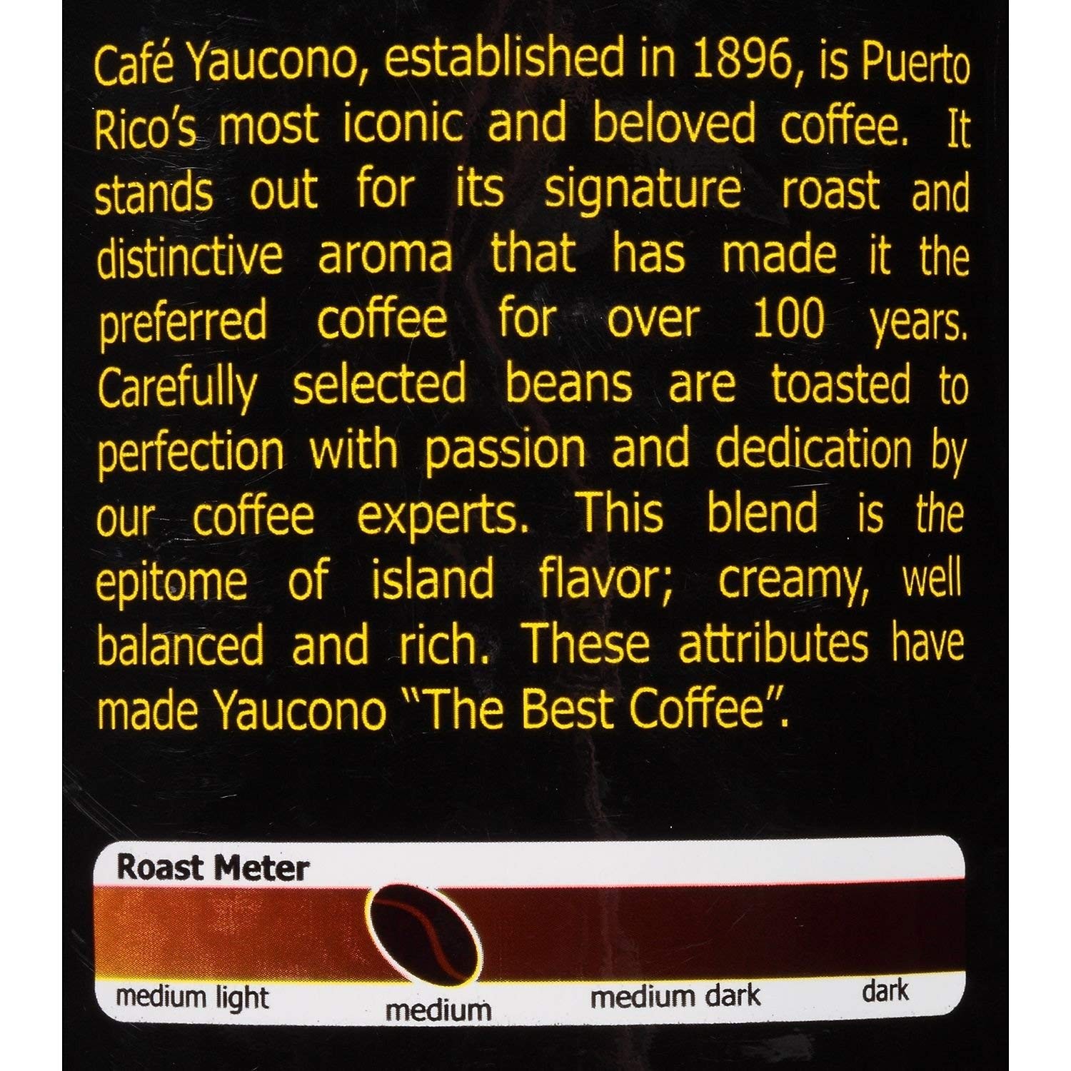 Yaucono Whole Bean Coffee, Arabica Medium Roast, Bagged, 2 Pound Pack of 2