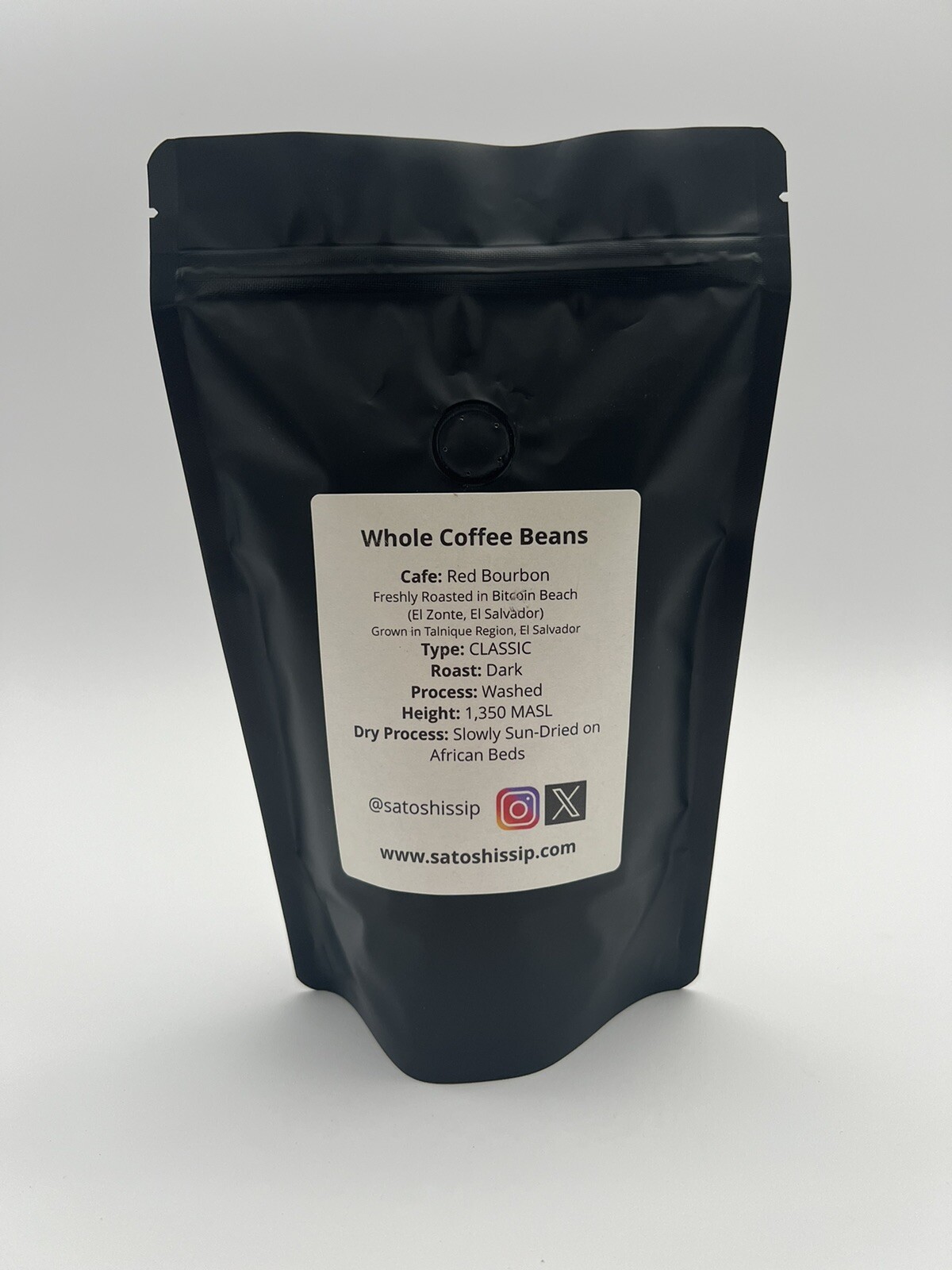 5oz. MEDIUM ROAST Red Bourbon Coffee Beans. El Salvador’s Finest Whole Beans