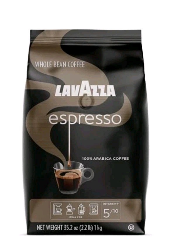 Lavazza Espresso Italiano Whole Bean Coffee 2.2 Lbs BB 08/30/27