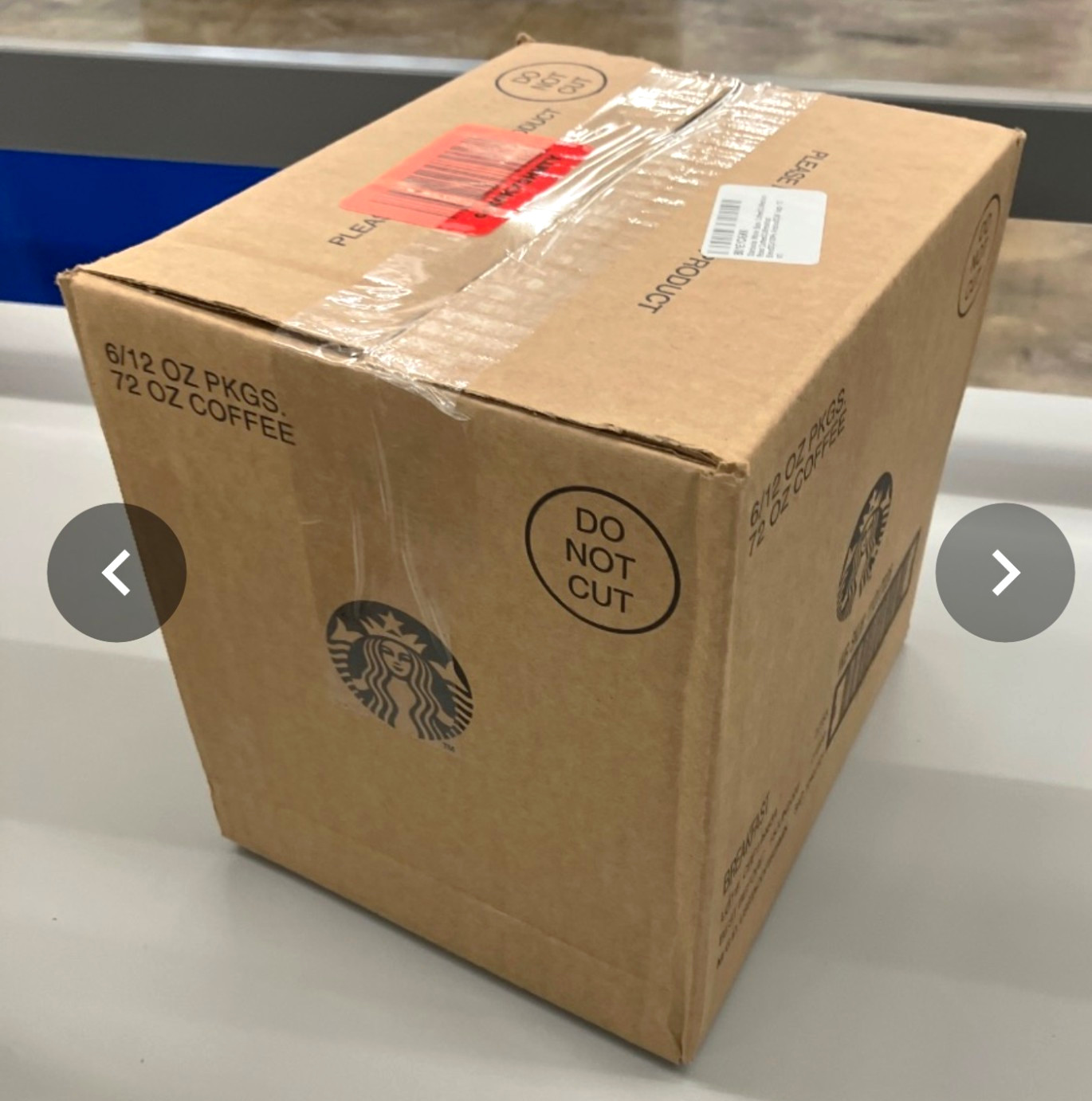 Starbucks Breakfast Blend Whole Bean Coffee Beans Medium Roast 6 Pack 72 oz