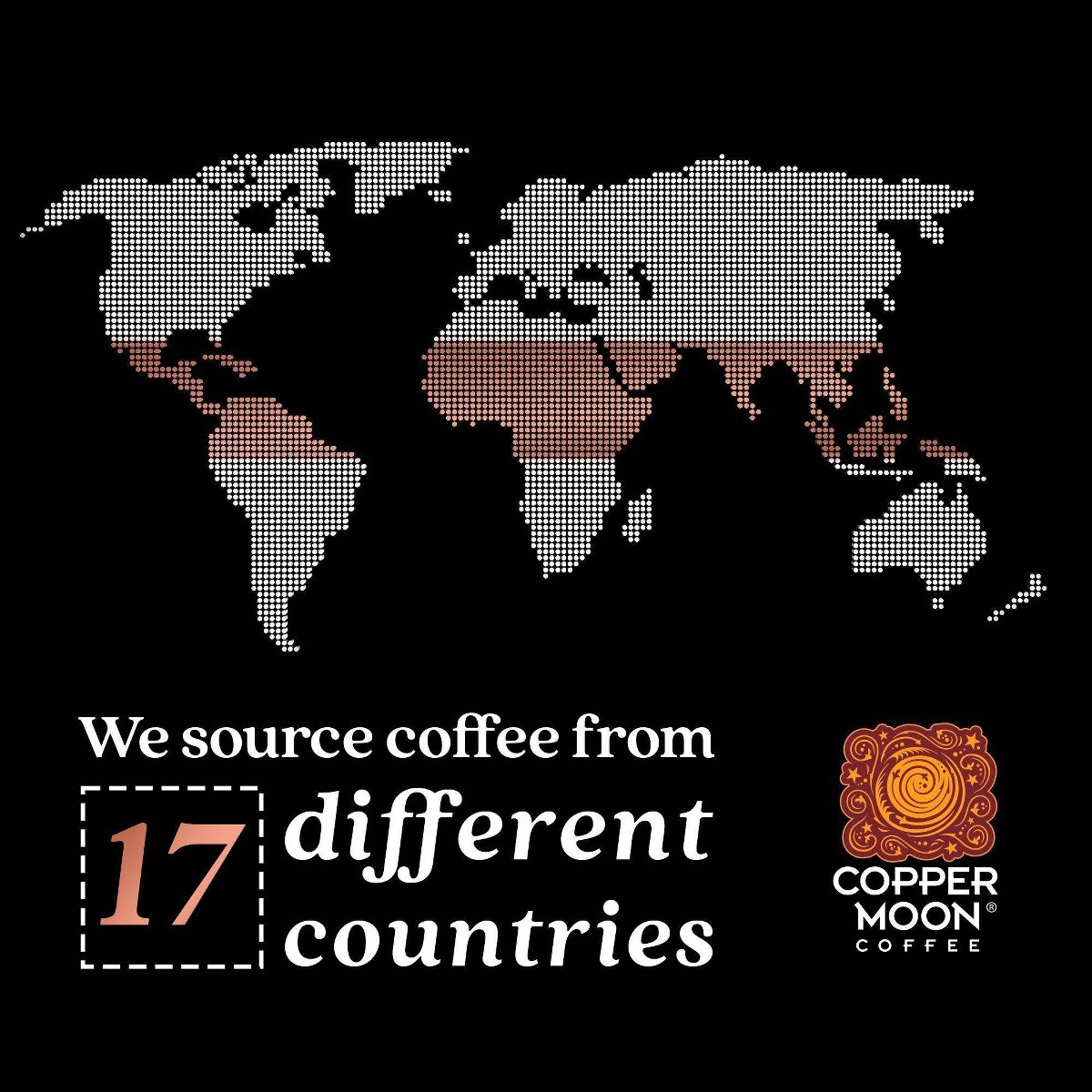 Copper Moon Sumatra Blend Dark Roast Whole Bean Coffee – 2lb