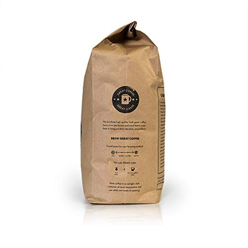 Coffee 2lb Tanzanian Peaberry Whole Bean Medium Roast 32 oz 100% Arabica Bulk