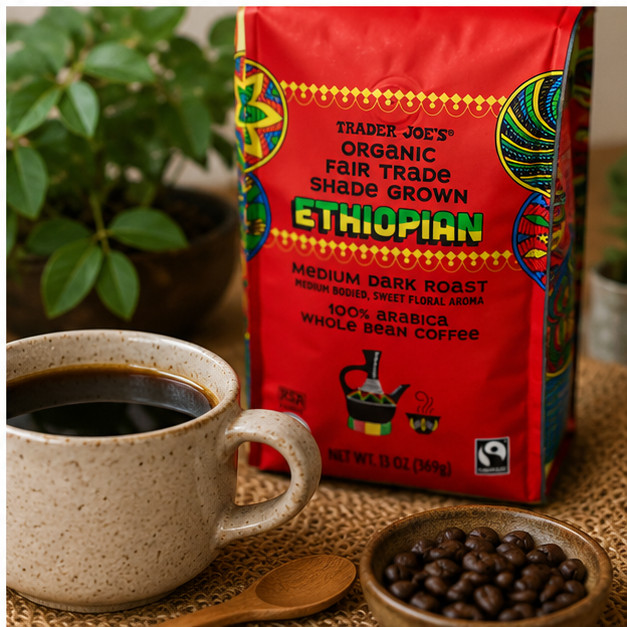 2-Pack Trader Joe’s Organic Fair Trade Shade Grown Ethiopian Coffee