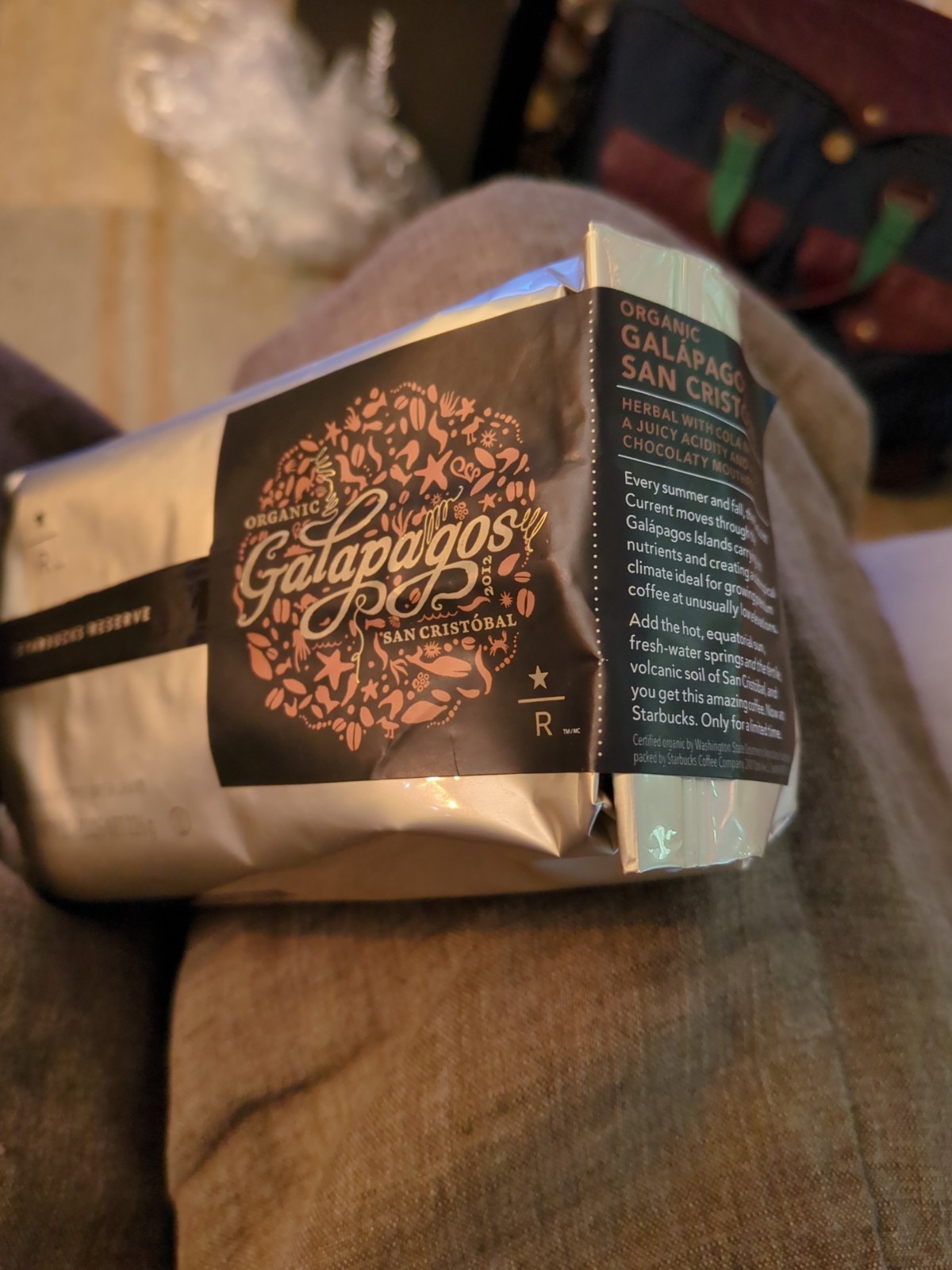 Starbucks Reserve Galapagos San Cristobal 8oz Whole Bean Coffee, From 2017, new