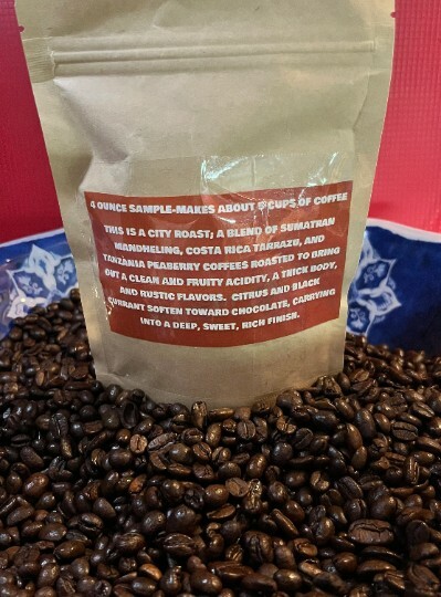 4 Oz. Coffee Beans, Local to Ohio, Whole bean or ground, May Edition