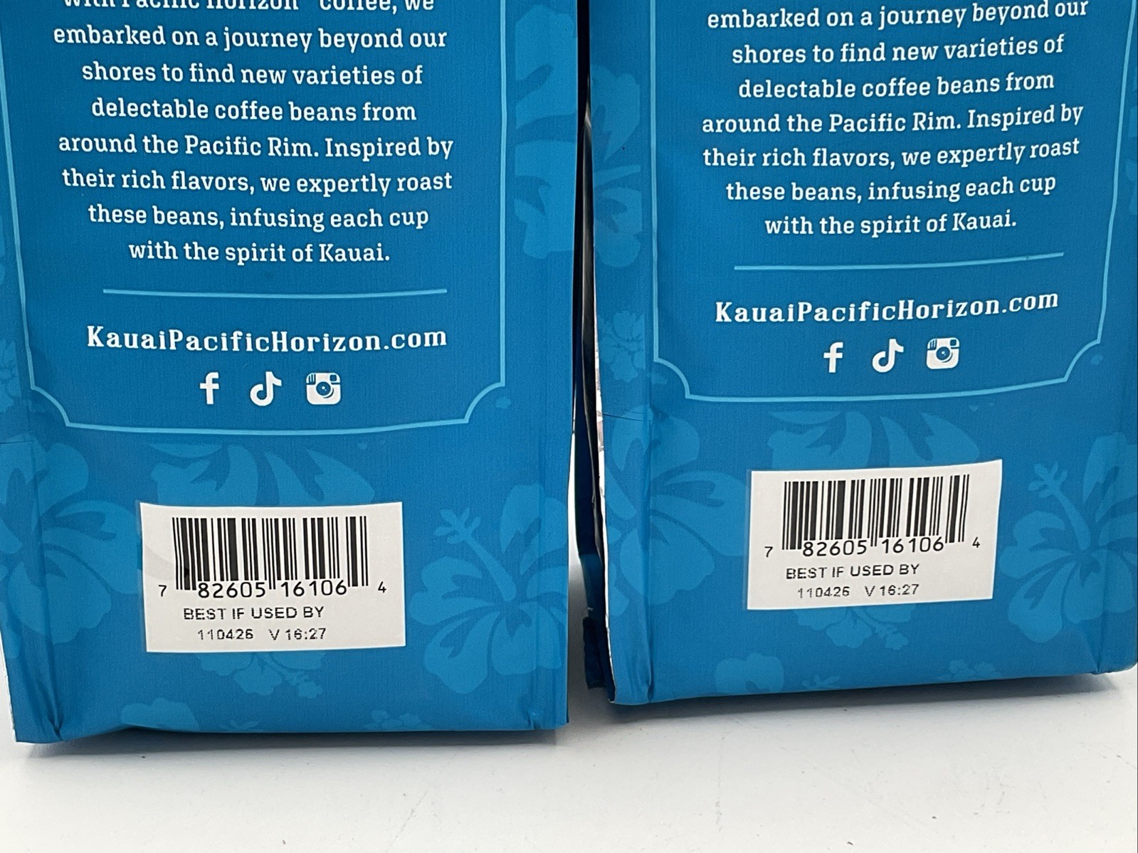 Kauai Coffee Pacific Horizon – Medium Roast Ground Coffee 2 Pack – BB 11/2026
