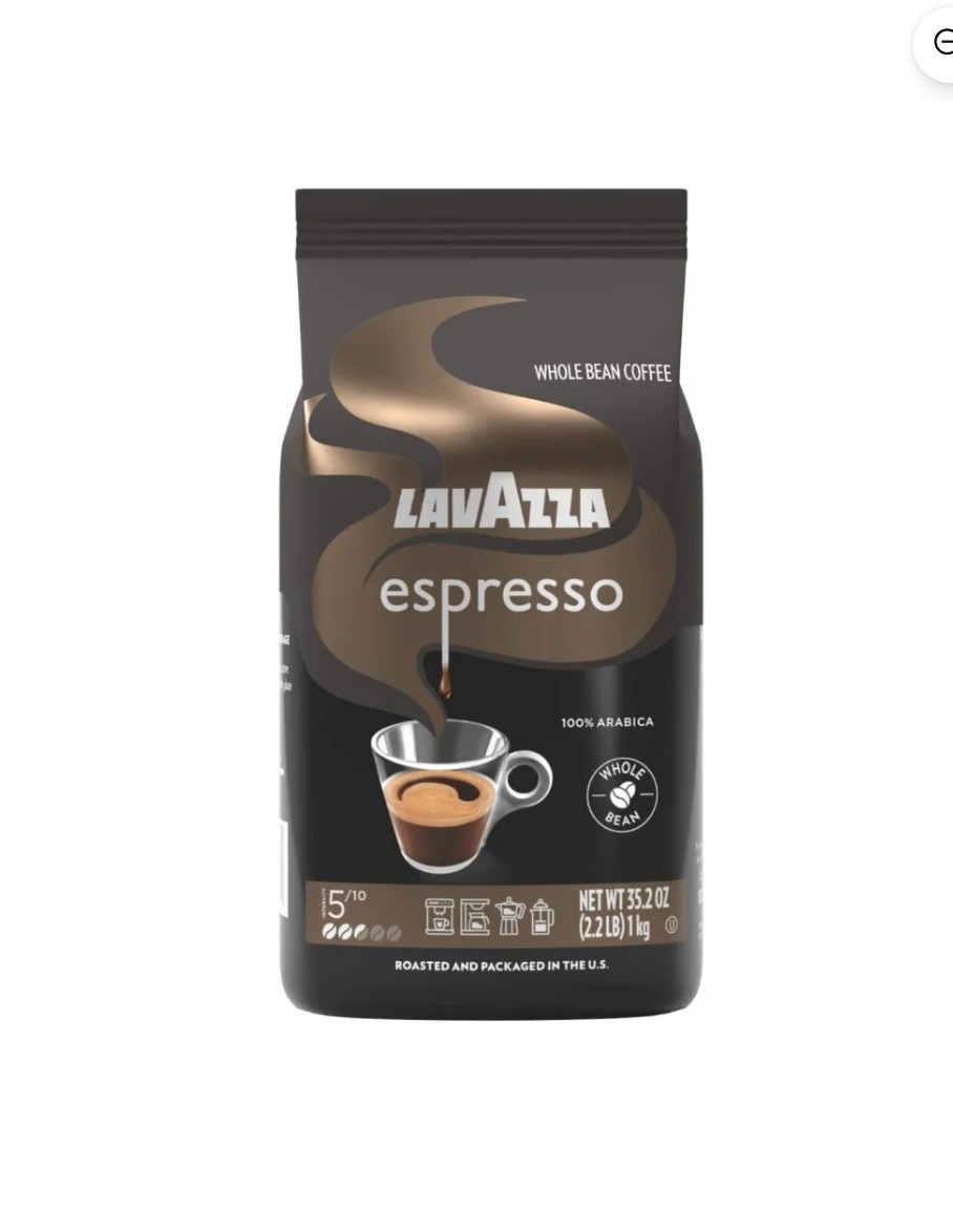 Lavazza Espresso Whole Bean Coffee Medium Roast, 100% Arabica 2.2 lb Bag Pack-1