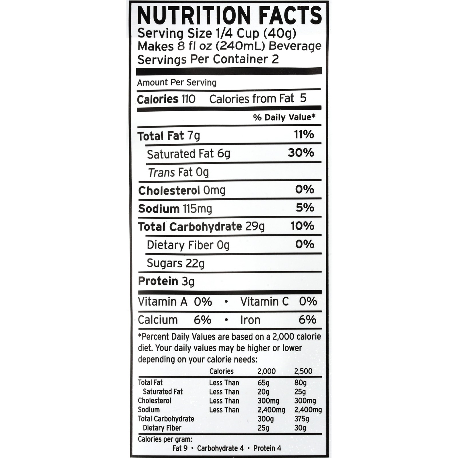 The Frozen Bean Frozen Hot Chocolate Frappe Mix, (12-pack) 2.8 oz Bags