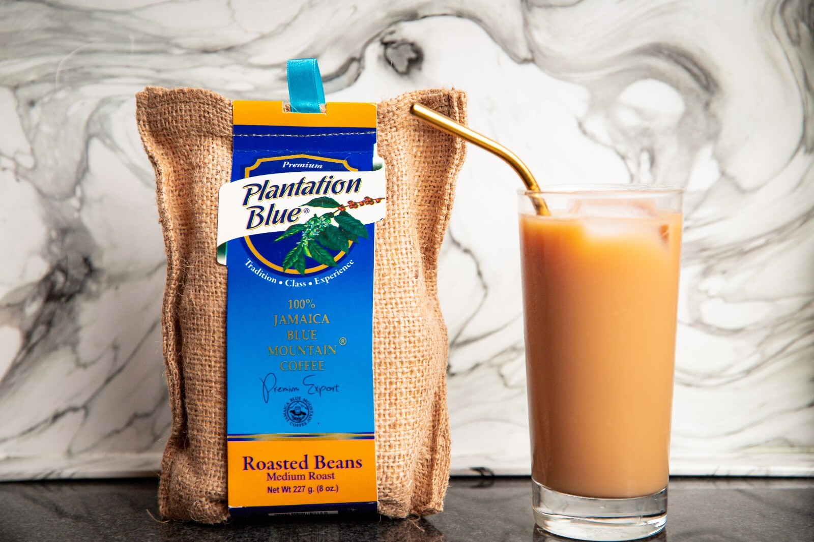 Plantation Blue 100% Jamaica Best Blue Mountain Coffee (8oz whole beans)