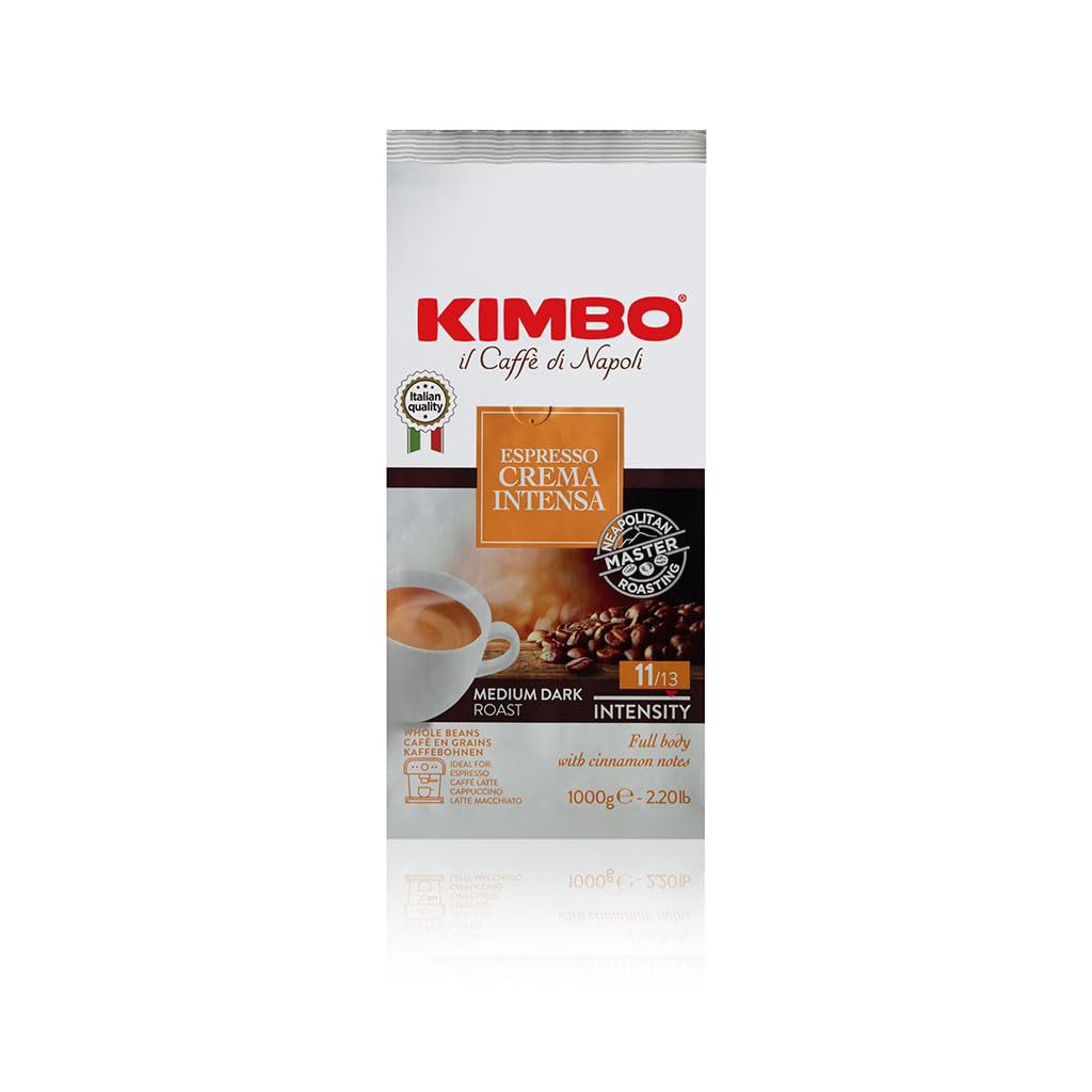 Kimbo Espresso Crema Intensa Whole Bean Coffee 2.2 lbs Medium Dark Roast