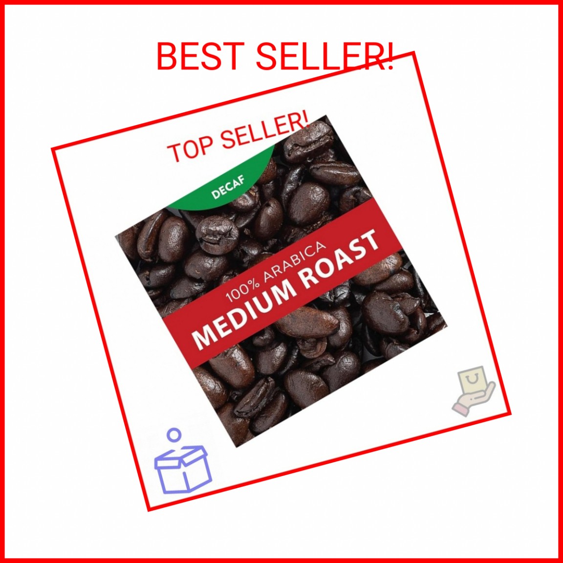 San Francisco Bay Coffee – Decaf Medium-Dark Roast Whole Bean Coffee – Decaf Gou