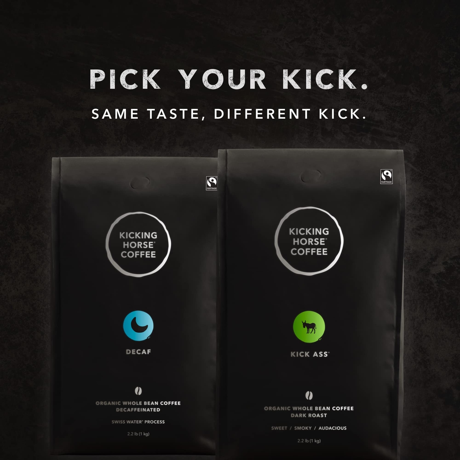 Kicking Horse Coffee, Swiss Water Process, Whole Bean, 2.2 Pound – Certified …
