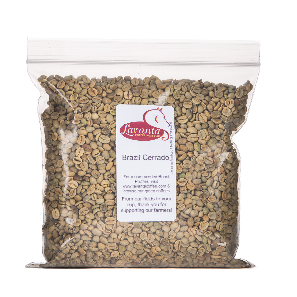 Lavanta Coffee Brazil Cerrado Arabica Green or Roasted Coffee